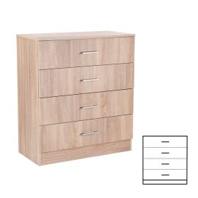 Comoda Miami cu 4 sertare 80x92 cm stejar sonoma-stejar sonoma