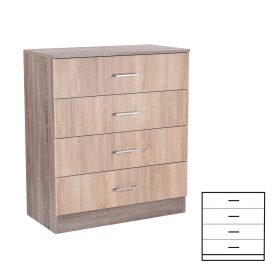 Comoda Miami cu 4 sertare 80x92 cm stejar Sonoma-stejar York