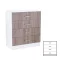 Comoda Miami cu 4 sertare 80x92 cm stejar York-alb