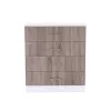 Comoda Miami cu 4 sertare 80x92 cm stejar York-alb