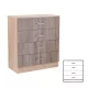 Comoda Miami cu 4 sertare 80x92 cm stejar York-stejar Sonoma