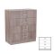 Comoda Miami cu 4 sertare 80x92 cm stejar York-stejar York