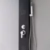 Panou de dus cu hidromasaj Malaga Black