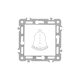 Comutator clopot Nova 101N alb