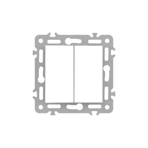 Nova candelabru comutator fără cadru 105 alb