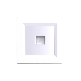 Priză Nova UTP RJA-45 cu cadru alb