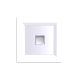 Priză Nova UTP RJA-45 cu cadru alb