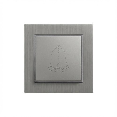 Comutator clopot Nova 101N cu cadru gri