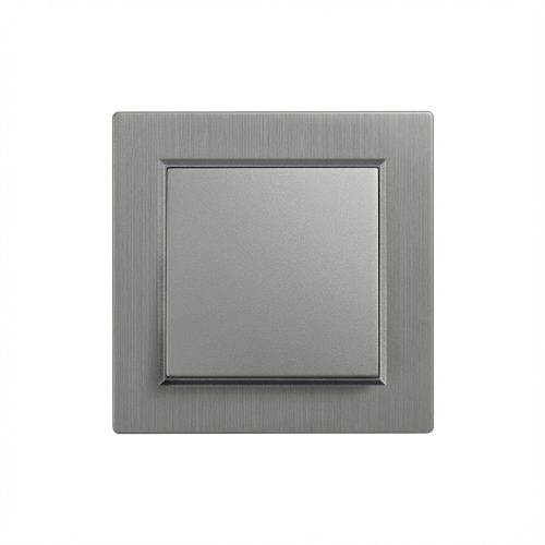 Întrerupător transversal Nova 107 cu cadru gri