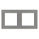 Nova cadru două orizontale gri