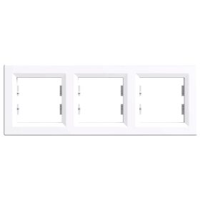 Nova cadru triplu orizontal alb