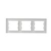 Nova cadru triplu orizontal alb