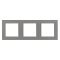 Nova cadru triplu orizontal gri