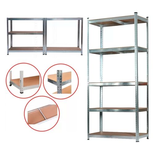 Raft rezistent 180x90x40 cm 175 kg cromat