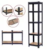 Raft robust 180x40x40 cm 150 kg negru