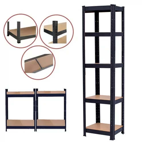 Raft robust 180x40x40 cm 150 kg negru