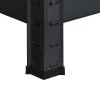 Raft robust 180x40x40 cm 150 kg negru
