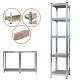 Raft robust 180x40x40 cm 150 kg crom