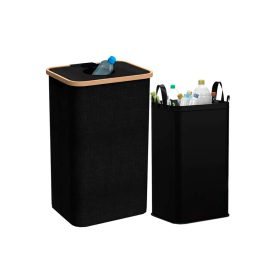Colector selectiv de sticle 100l negru