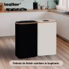 Colector selectiv de sticle 100l negru
