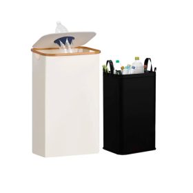 Colector selectiv de sticle 100l alb