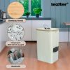 Colector selectiv de sticle 100l alb