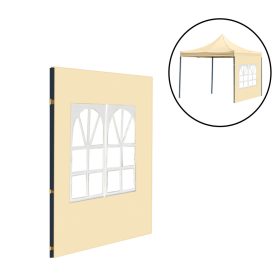   Foișor de grădină cu fereastră perete lateral marchiză 3x3 m