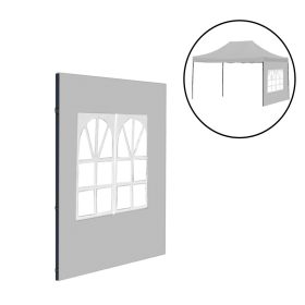   Foișor de grădină cu fereastră perete lateral prelată 3x4 m