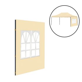   Foișor de grădină cu fereastră perete lateral copertină 3x4,5 m