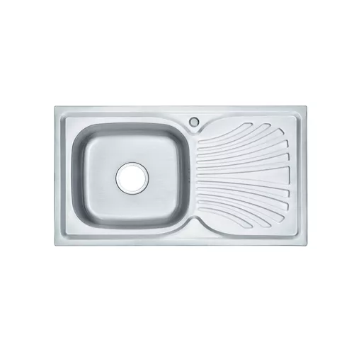 Chiuveta Boli din otel inoxidabil cu o lavoar patrat si picurator