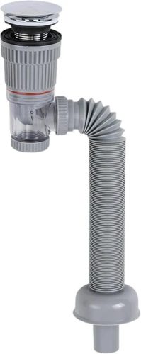 Scurgere Klikk-Klakk pentru lavoar standard cu sifon si teava flexibila
