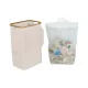 Coș de gunoi 100L bej 44x33x67 cm