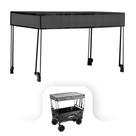 Scaun de plajă premium acoperiș gri