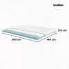 Saltea din spuma DreamX 140x200x16