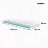 Saltea din spuma DreamX 80x200x16