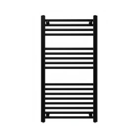 Uscător de prosoape drept radiator 1000x500 mm negru