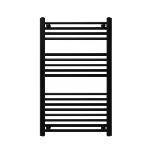 Radiator uscător de prosoape drept 1000x600 mm negru
