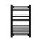 Radiator uscător de prosoape drept 1000x600 mm negru