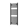 Uscător de prosoape drept radiator 1200x500 mm negru