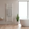 Uscător de prosoape drept radiator 1200x500 mm alb