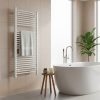 Uscător de prosoape drept radiator 1200x600 mm alb