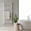 Radiator uscător de prosoape drept 1400x600 mm alb
