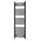 Uscător de prosoape drept radiator 1600x600 mm negru