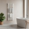 Radiator curbat pentru uscător de prosoape 1200x500 mm alb