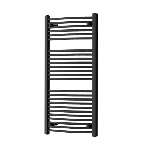 Radiator curbat pentru uscător de prosoape 1200x600 mm negru
