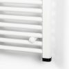 Radiator curbat pentru uscător de prosoape 1200x600 mm alb