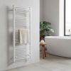 Radiator uscător de prosoape curbat 1400x600 mm alb