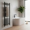 Radiator curbat pentru uscător de prosoape 1600x600 mm negru