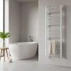 Radiator cu uscător de prosoape curbat 1600x600 mm alb