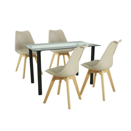Set de masa Merlo 4-1 bej